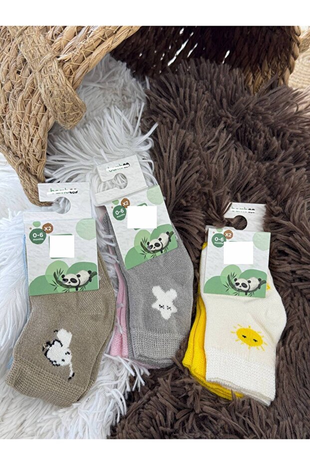 Children's Knee-Length Bamboo Double Socks