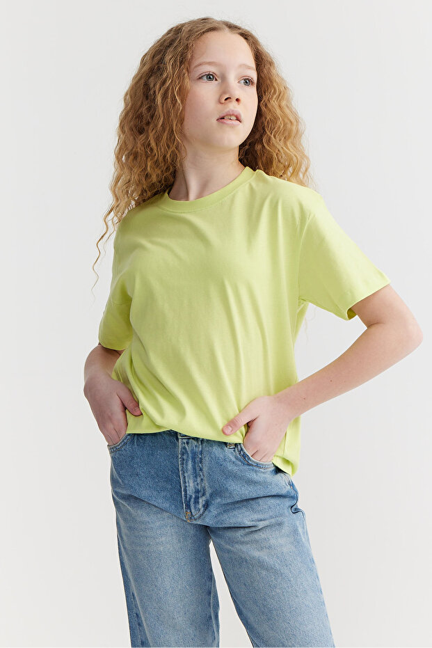 Kız Çocuk Basic T-shirt - 4