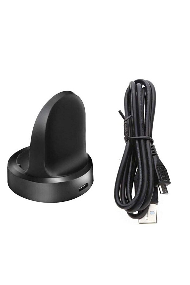 Wireless Charging Dock Cradle Smartwatch Charger For Samsung Gear S2 S3 S4 Black