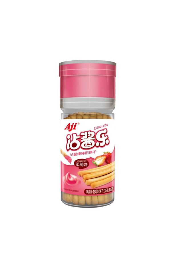 Dipping Biscuit Sticks / Yan Yan (Strawberry Flavor) (Strawberry Flavored) - 180 Gr