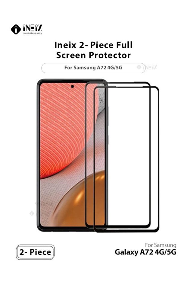 2-Piece Full Screen Protector For Samsung Galaxy A72 4G,5G