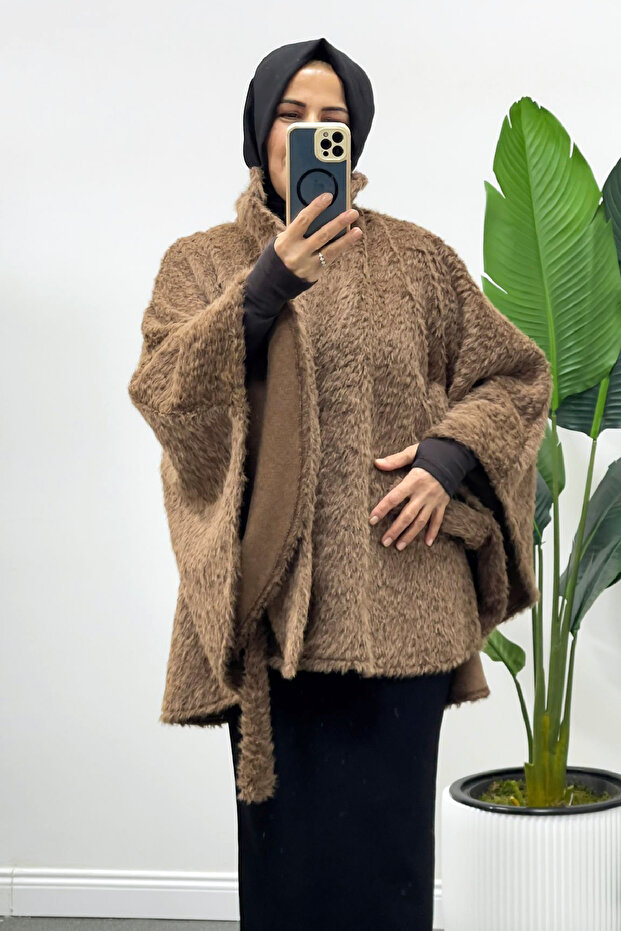 Peluş Kahve Ceket - 3