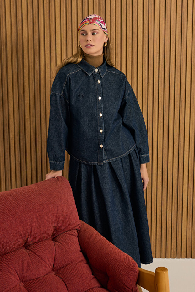 Denim Gömlek - 1