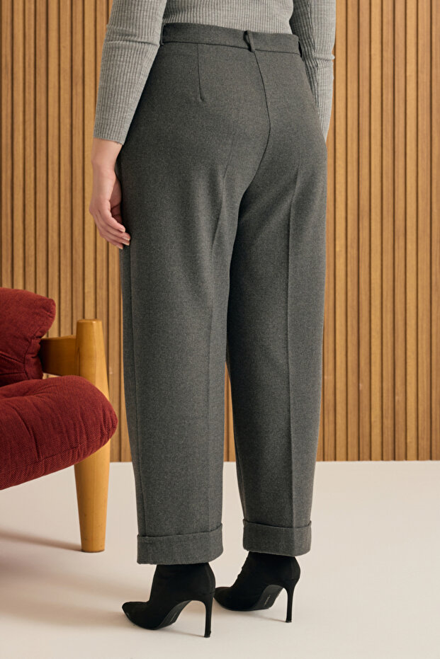 Duble Paça Bol Form Pantolon - 5