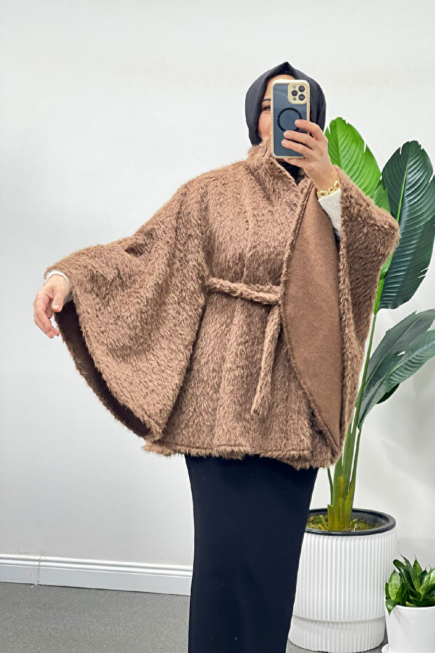 Peluş Kahve Ceket - 4