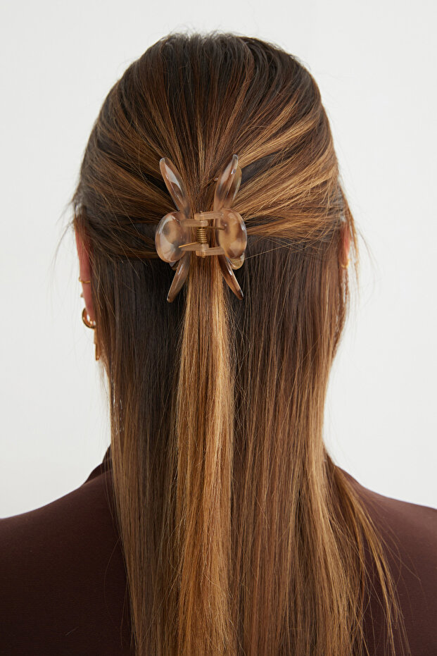 Leopard Patterned Flower Clasp Buckle - 3