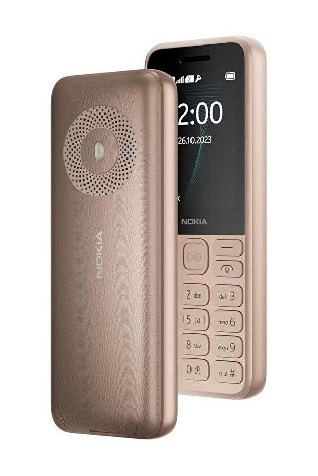 Smart Fitter Nokia 130 4G Dual SIM Big Button Phone, 4MB RAM, Music Player, Loudspeaker, Wireless FM