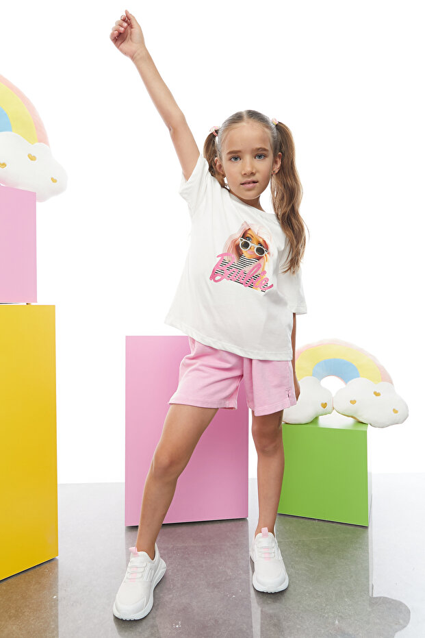 Kız Çocuk Cepli Şort - 7