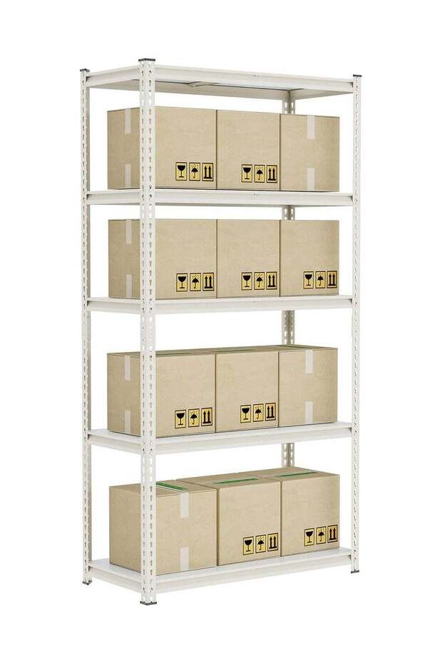 Equipment Storage Organizer Rack, 5 Shelves