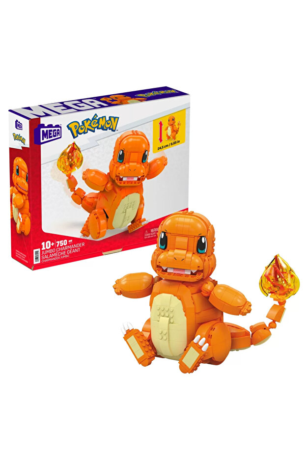 MEGA CONSTRUX JUMBO CHARMANDER SALAMECHE - 5