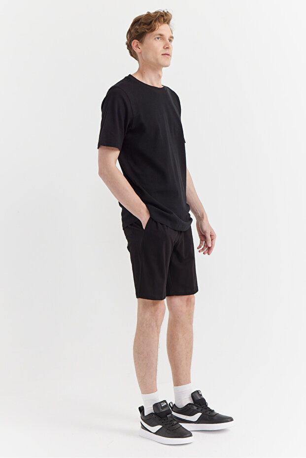 Erkek Beli Lastikli Şort - 3