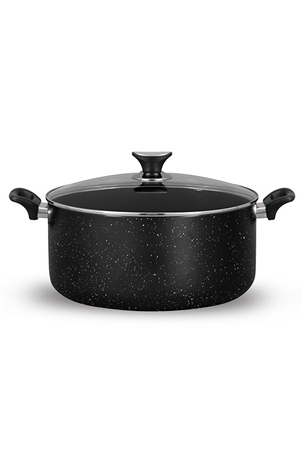 Casserole Black Granite 28cm 8L