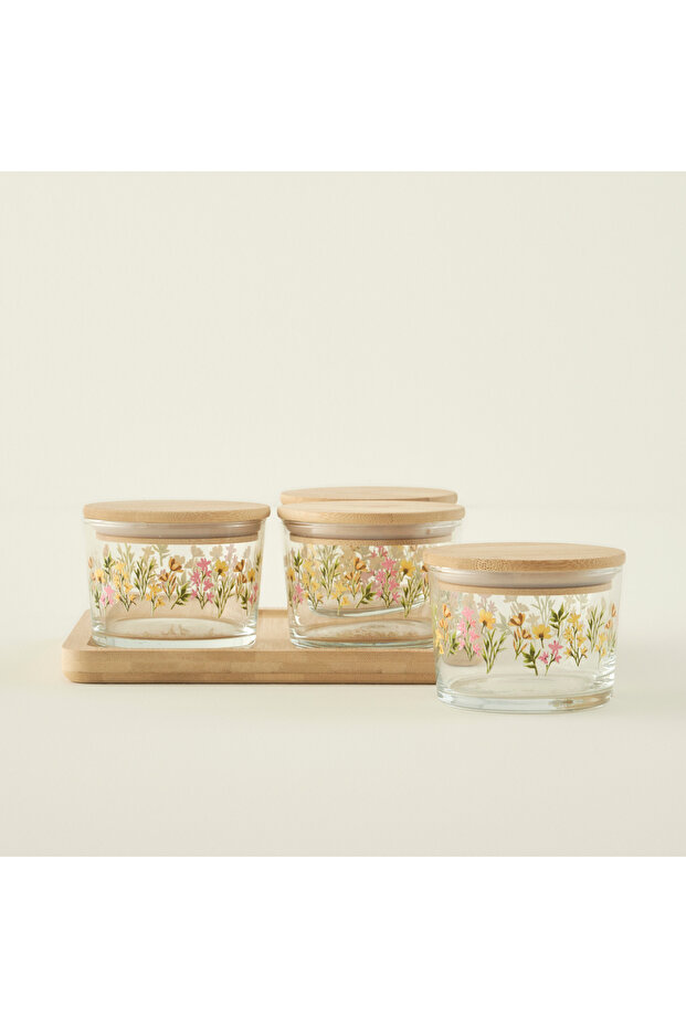 Flores 4-Piece Breakfast Set (220 cc)