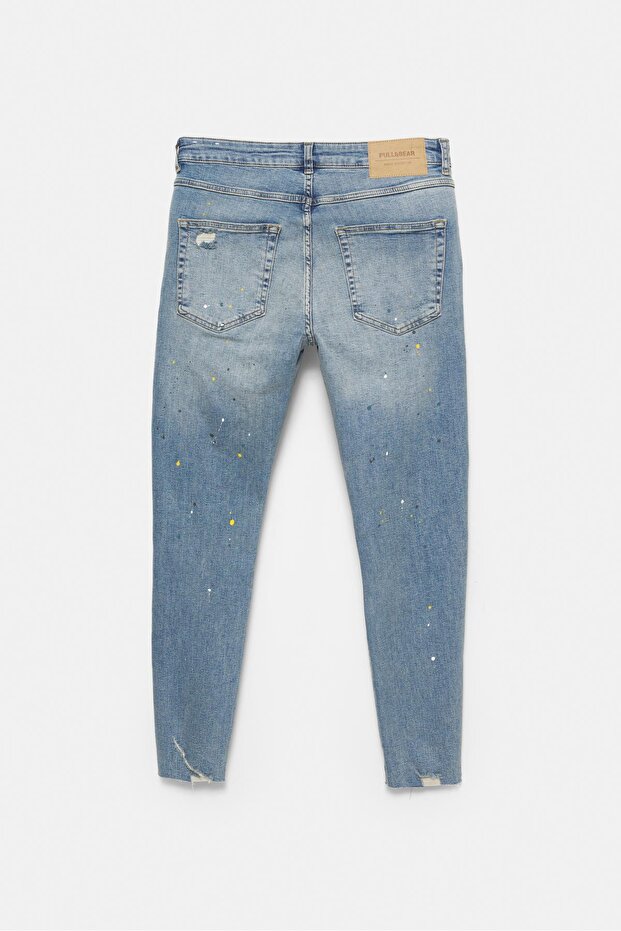 Carrot fit boya damlalı jean - 8