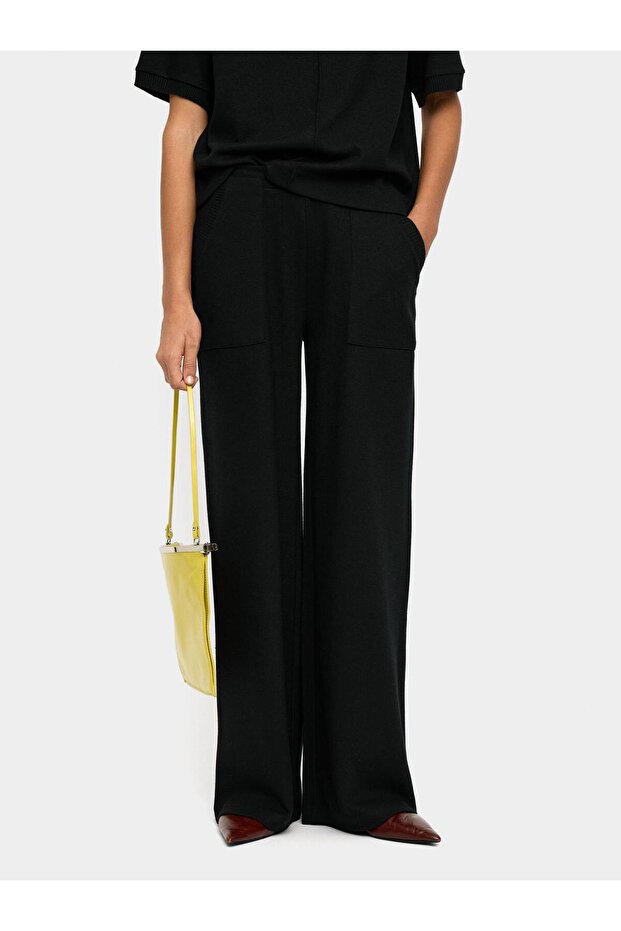 Cepli ve Elastik Bel Pantolon - 2