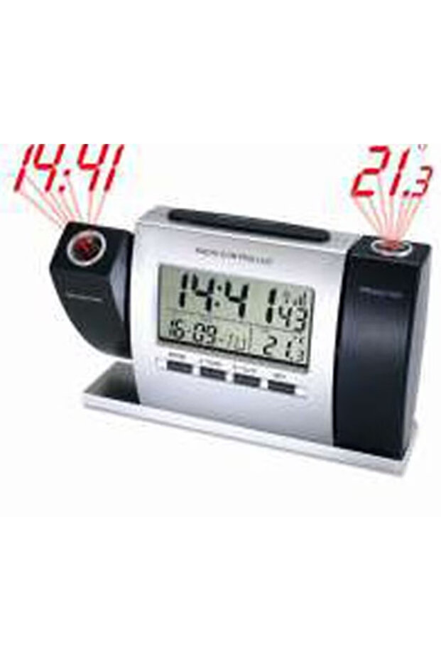 Multi-function camera clock with LCD display and two projectors DS-503 - 2