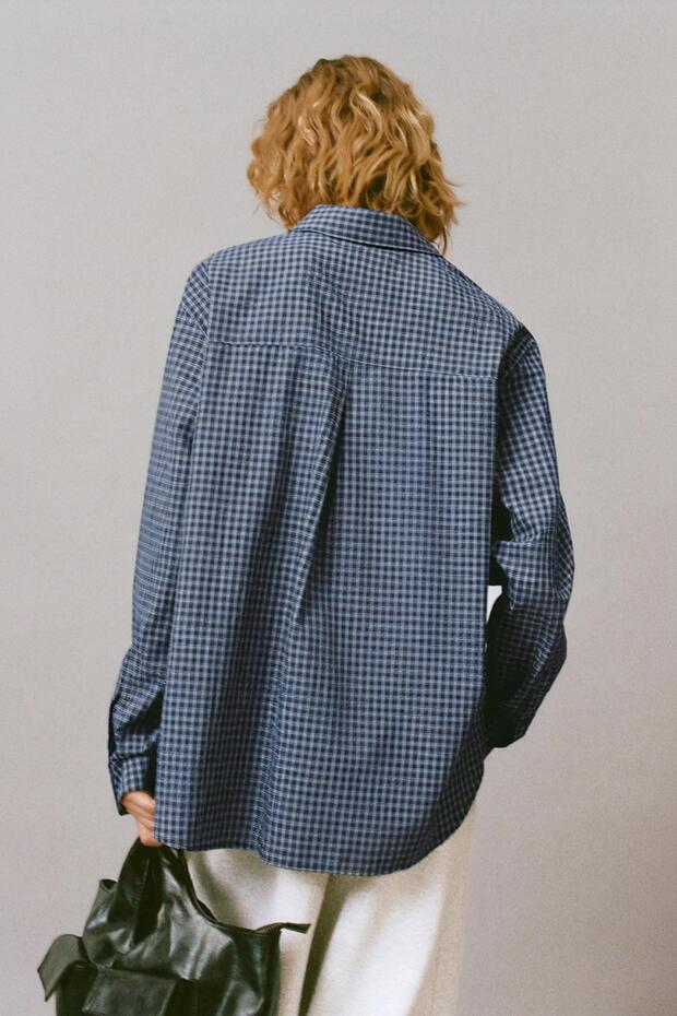 Cepli kareli gömlek - 2