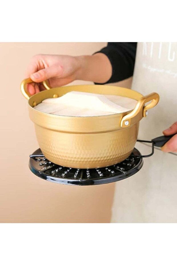 Ring Heat Diffuser Silver 21cm Black - 3