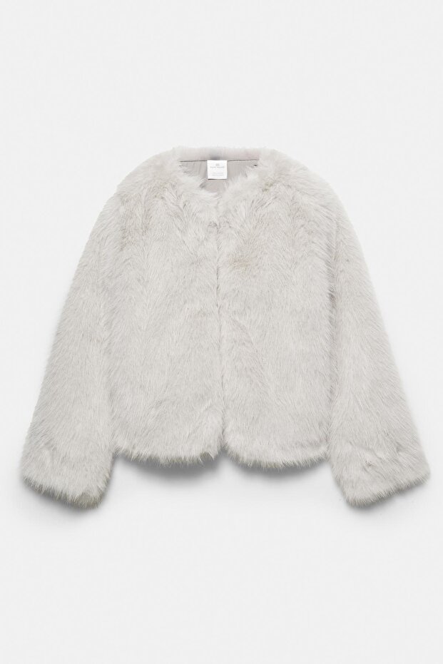 Suni kürk ceket - 7