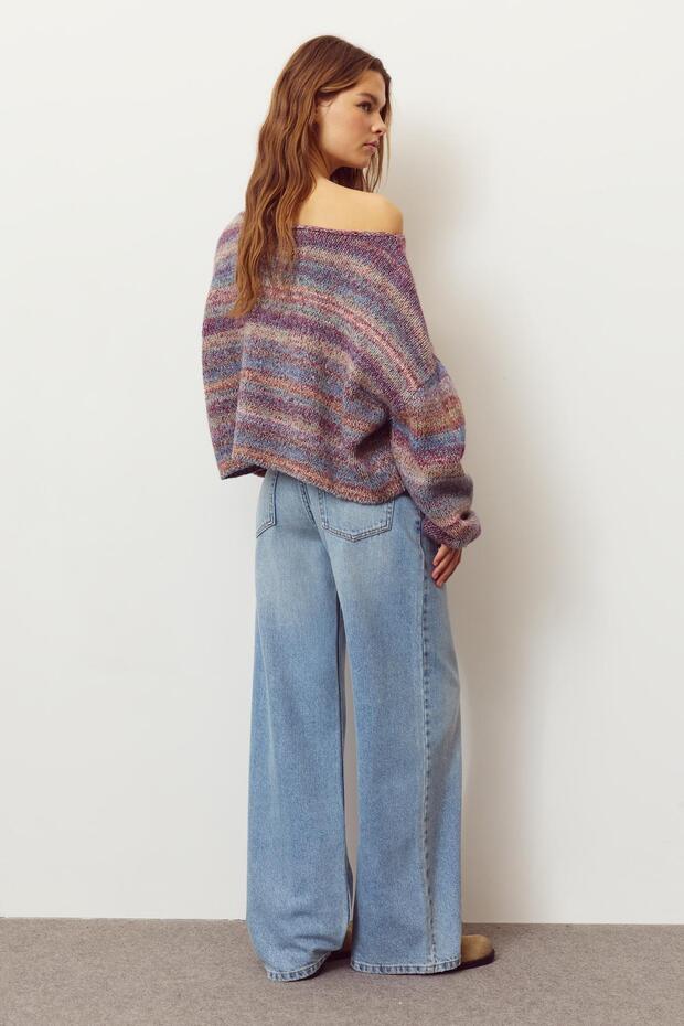 Oversize space dye kazak - 4