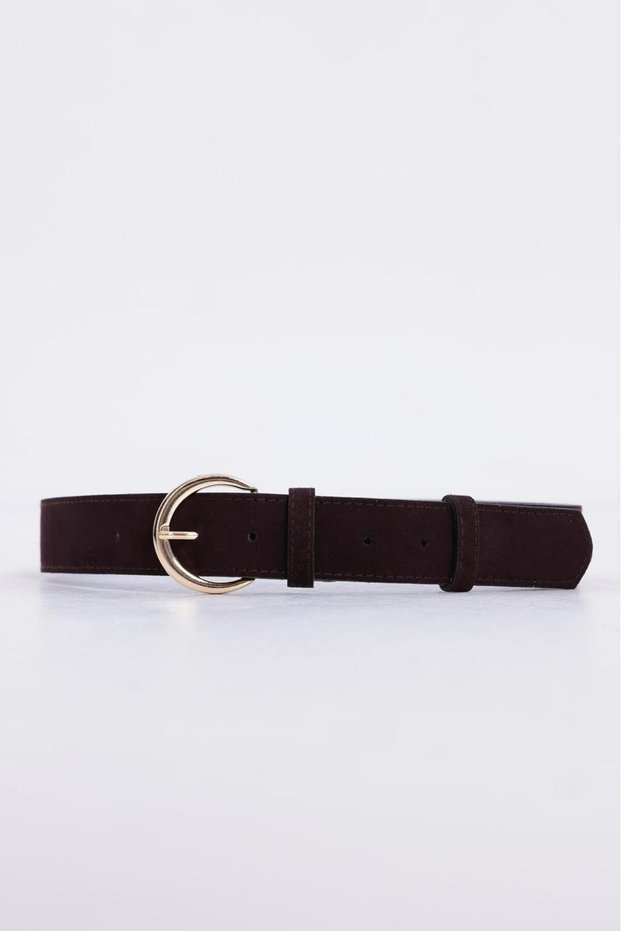 Oval Buckle Suede Belt Women's Belt Trouser Belt Dress Belt Shirt Belt Waist Belt