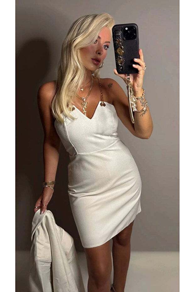 طقم فستان بتصميم معطف - 2