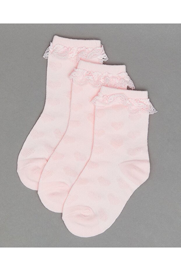 عبوة من 3 جوارب طاقم منقوشة ذاتيًا - 1