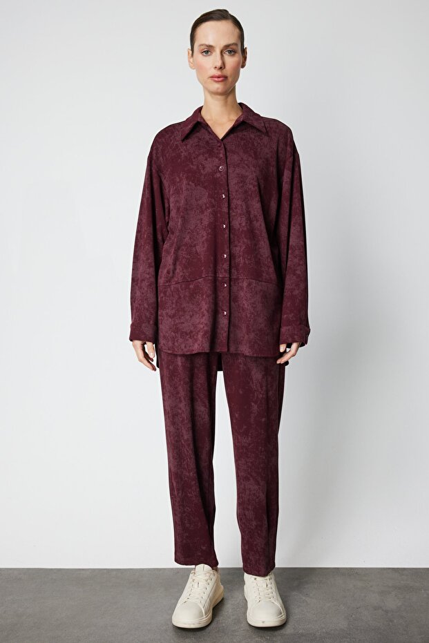 Batik Desenli Uzun Gömlek - 3