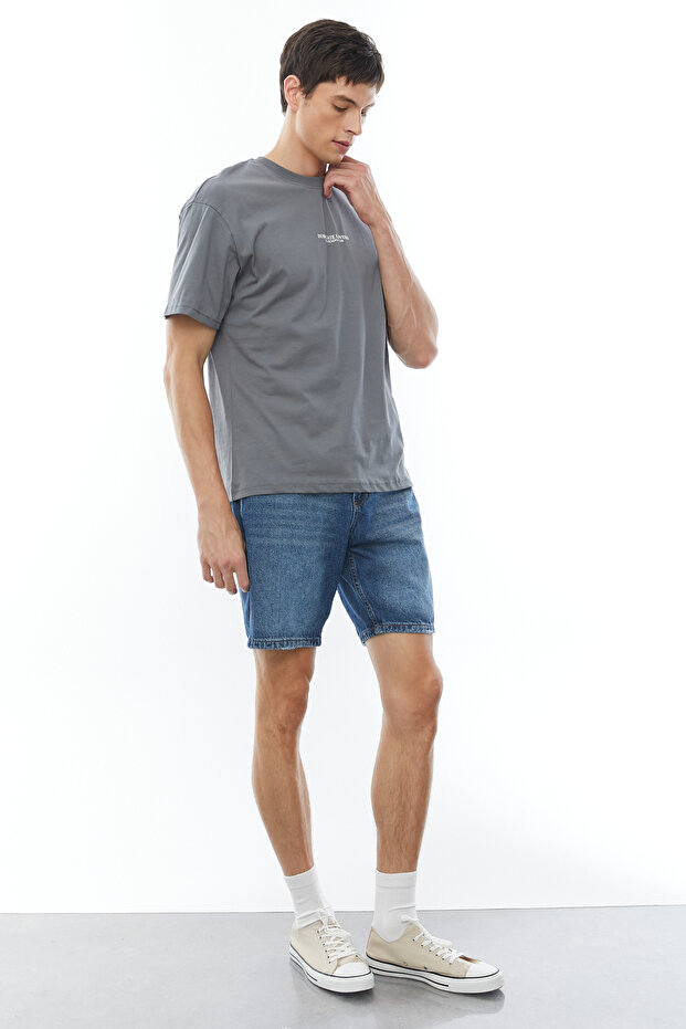 Bermude din denim - 5