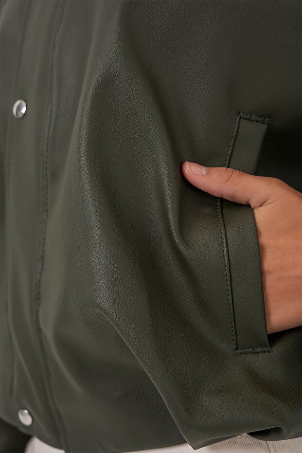BDART Oversized Fermuarlı Ceket - 6