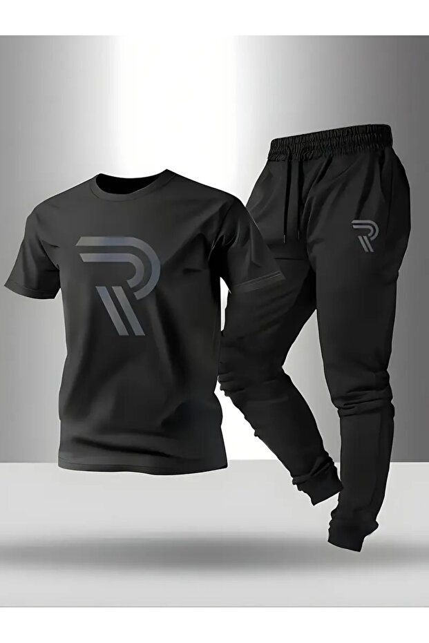 Unisex Printed Modern Oversize Sports Special Design Tracksuit Set