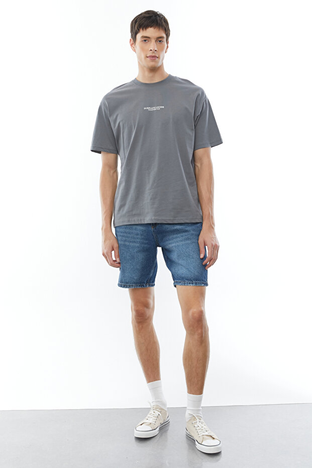 Bermude din denim - 1