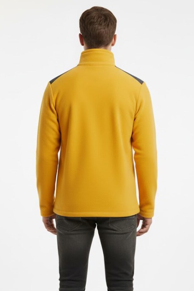 Erkek Block Polar Sweatshirt - 4