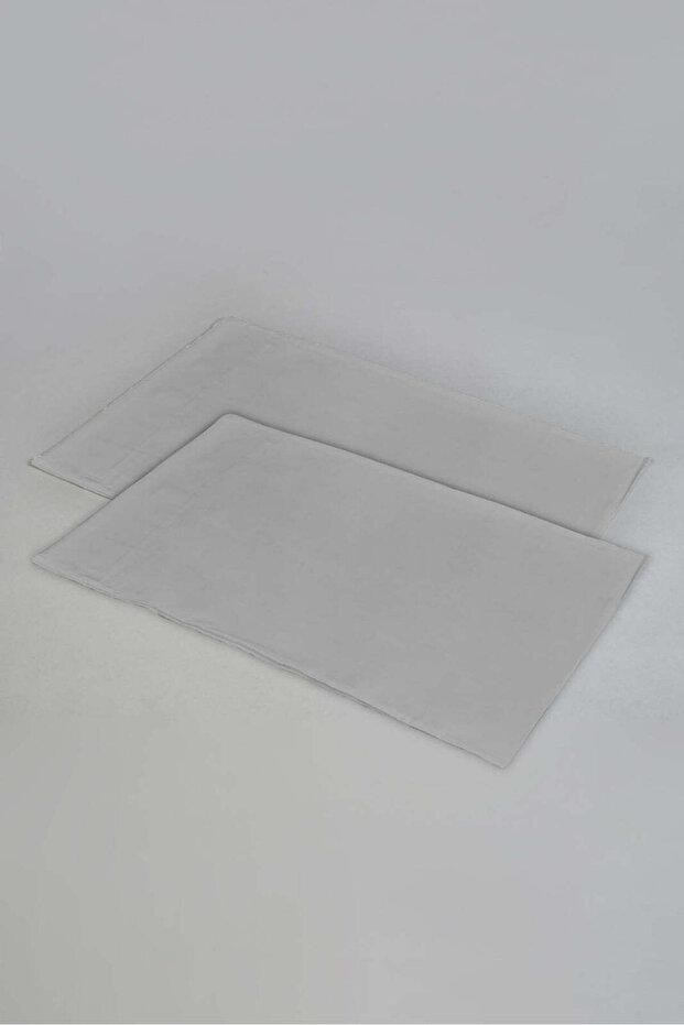 طقم ملاءات سرير رمادية (مقاس كينج) - 4