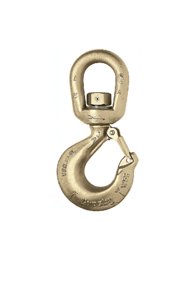 Rotating hook with safety 3.20 tons