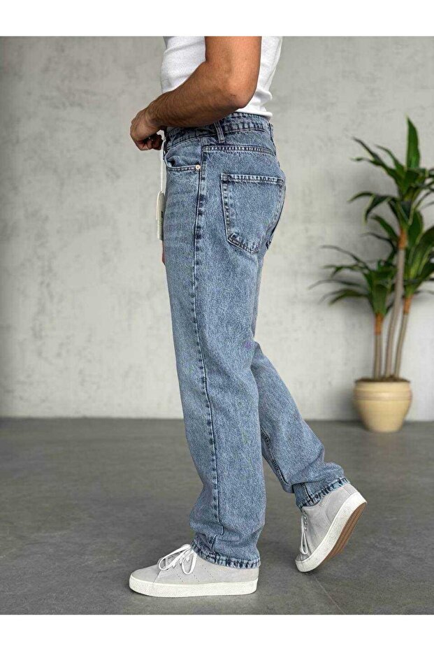 MAVİ MODEL BAGGY KOT - 2