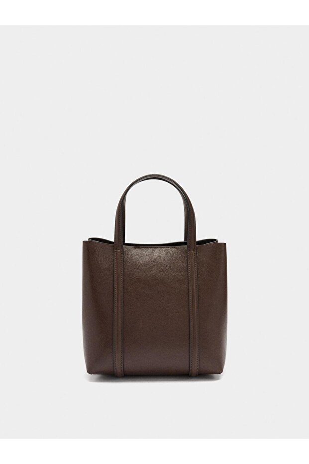 Çapraz Askılı Tote Çanta - 2