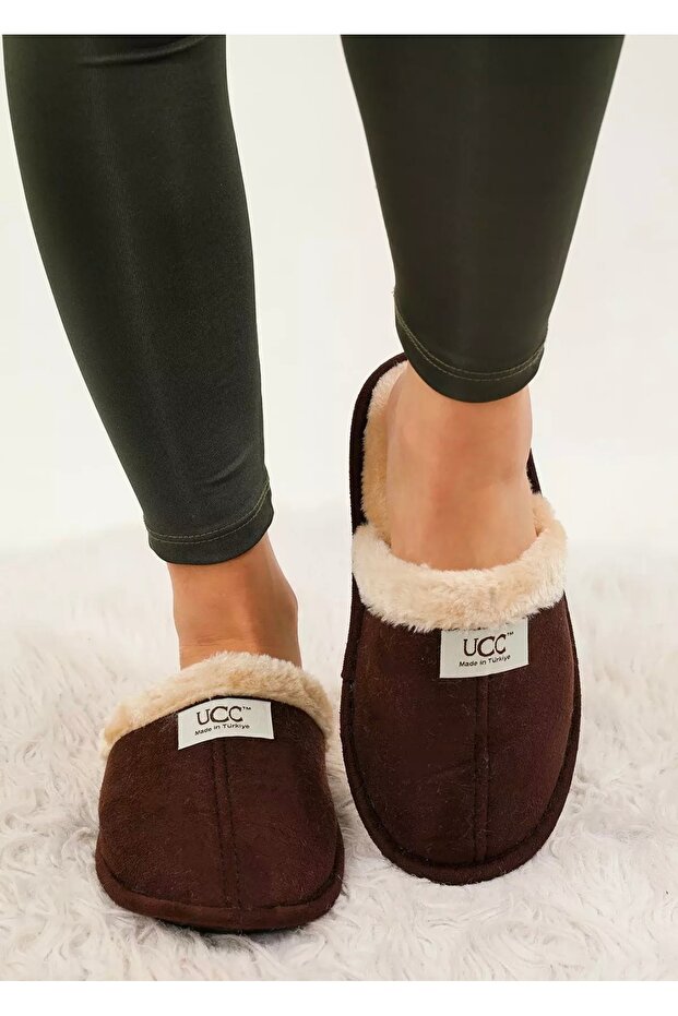 Unisex peluş ev terliği - 1