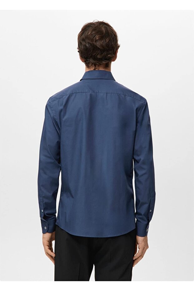 Regular fit %100 pamuklu gömlek - 4