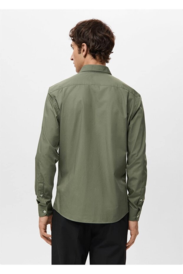 Regular fit %100 pamuklu gömlek - 4