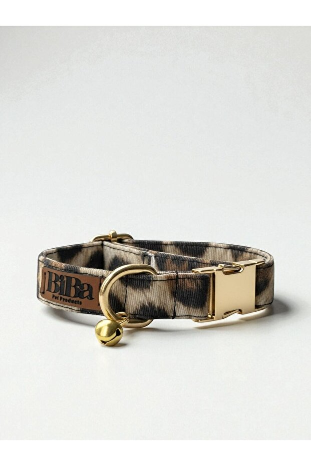 Leopard Bell Cat Collar