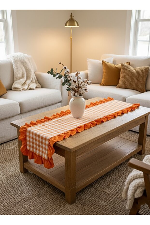 سجادة أنيقة منقوشة ومكشكشة مقاس 40×140 سم - 1