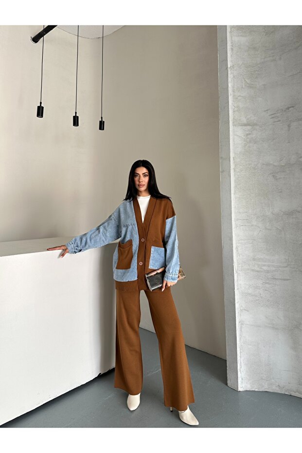 طقم Solis Moda نسائي محبوك مكوّن من قطعتين