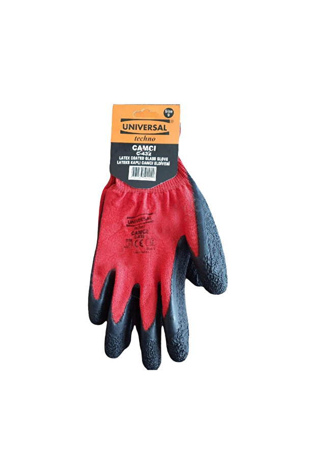 Techno Tırtırlı Camcı Eldiveni (3 Çift) - 2