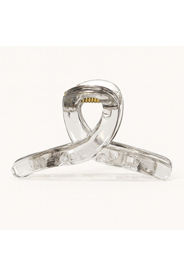 Set of 4 Transparent Model Patterned 2 cm Small Buckles - 4