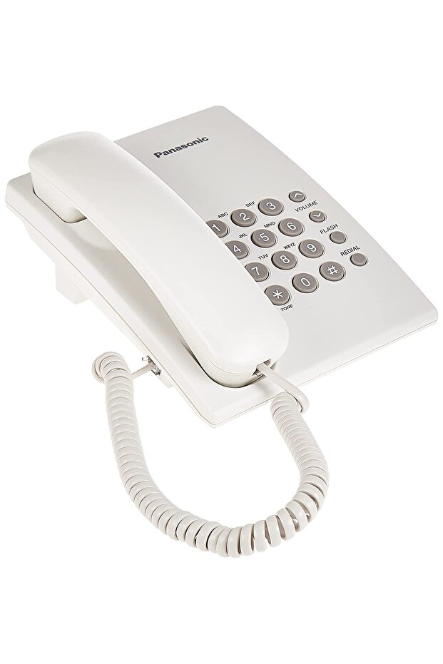 KX-TS500FX Single-Cable Landline Phone Kit with Volume Control, Redial Function, and PBX System - 3