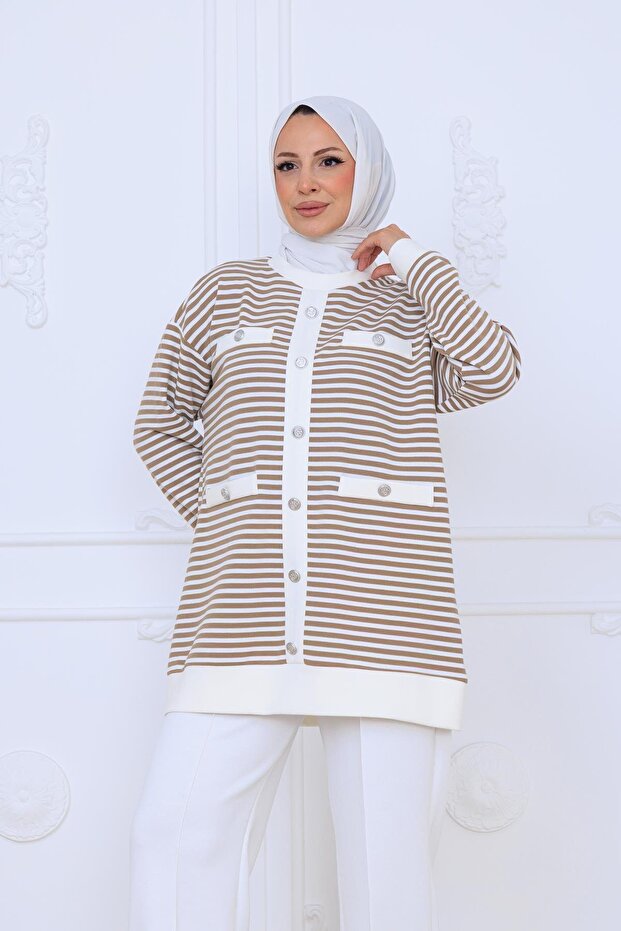 METAL DÜĞMELİ TUNİK - 5