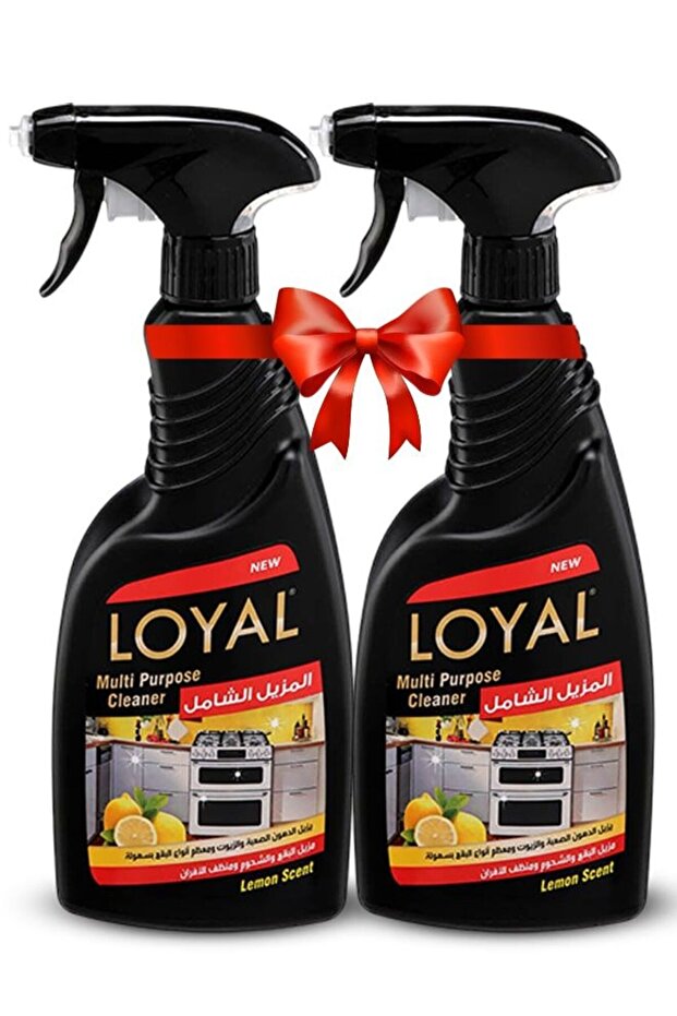 Lemon Fresh Scent Anti-Grease Liquid Multi-Surface Cleaner (2x750ml)