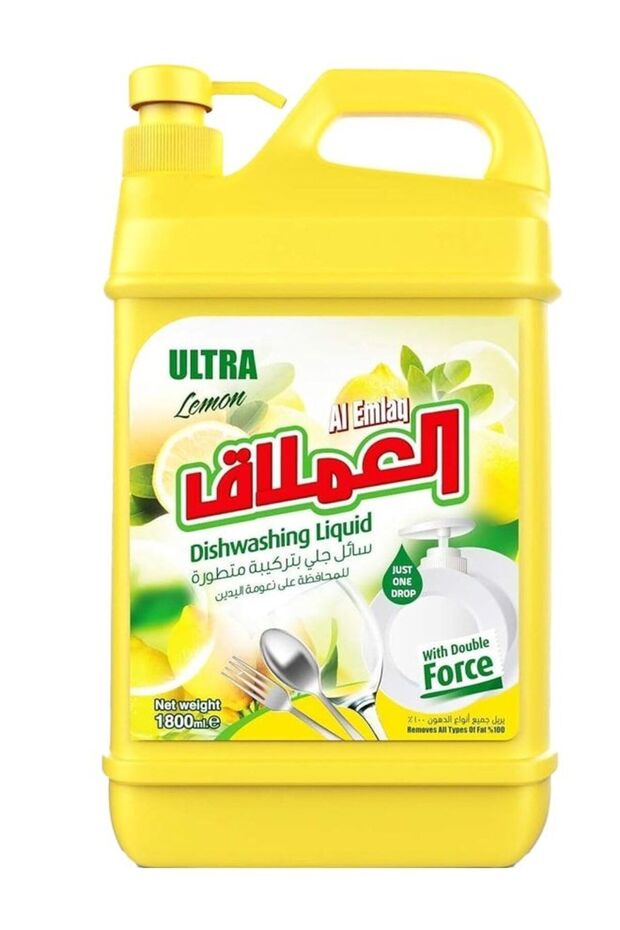 Ultra Active Clean Lemon Citrus Liquid Dishwashing Detergent (1800ml)