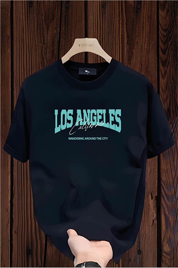 Cotton Comfortable Stylish Designed Los Angeles Printed T-Shirt Tshirt